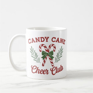 Candy Cane Julglädje Klubb Coquette Matchande Kaffemugg