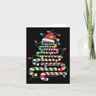 Candy cane Julgran Julafton Kärlek Candy Manar Wom Kort