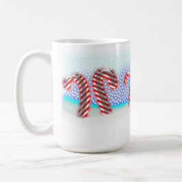 Candy cane-julgranen - stor kaffemugg