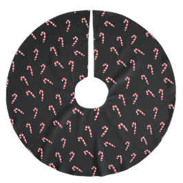 Candy Cane Julgransmatta Borstad Polyester