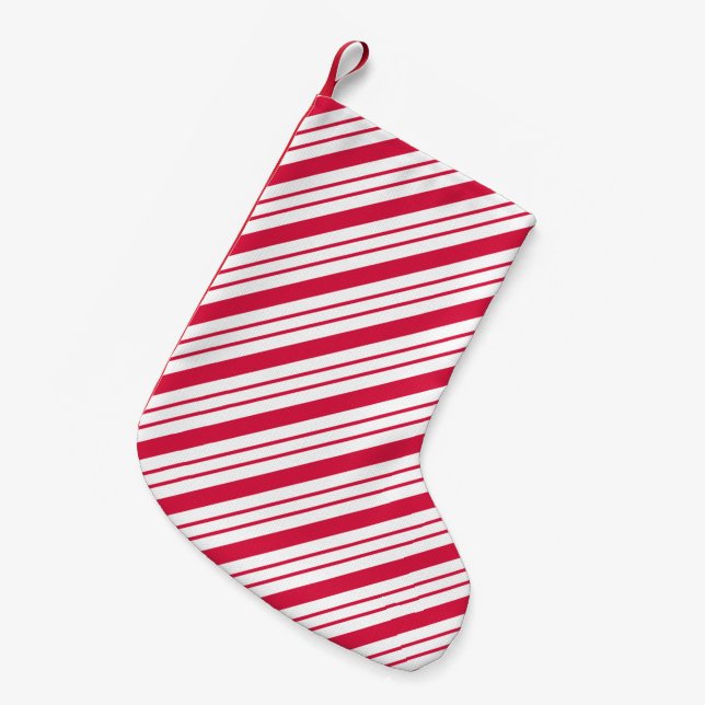 Candy cane-julklapp liten julstrumpa (Framsidan (Hängande))