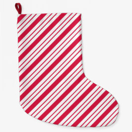 Candy cane-julklapp liten julstrumpa