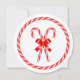 Candy cane julkort