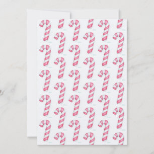 Candy cane julkort