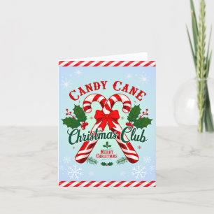 Candy cane julkort helgkort