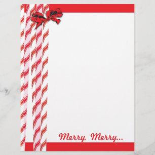 Candy cane julstall