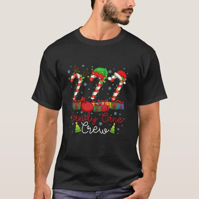 Candy cane jultomten 2023 För barn Boys T Shirt (Framsida)