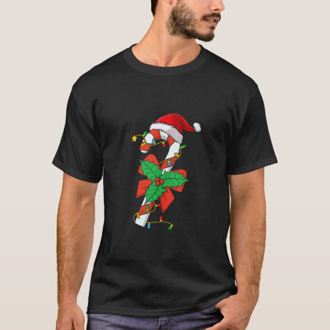 Candy cane jultomten 2023 För barn Boys T Shirt (Framsida)