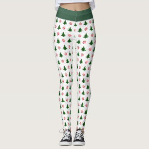 Candy cane Kisses och Julgranar Leggings