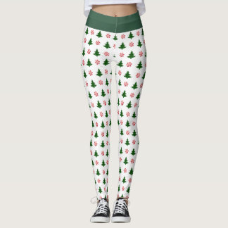 Candy cane Kisses och Julgranar Leggings