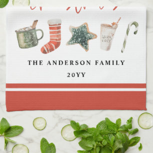 Candy cane Kit, julkaka Kökshandduk