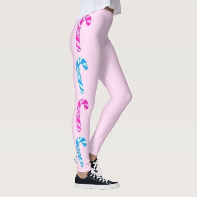 Candy Cane-kolumn Leggings (Höger)