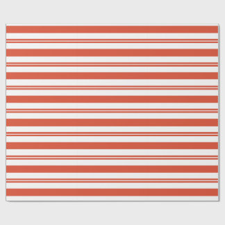 Candy Cane Kör - Storrandigt omslagspapper Presentpapper