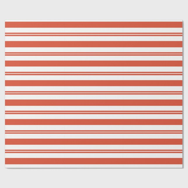 Candy Cane Kör - Storrandigt omslagspapper Presentpapper (Platt)