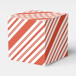 Candy Cane Kör-Stripe-Diagonal Presentaskar