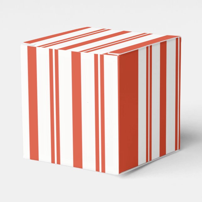 Candy Cane Kör-Stripe-Vertikal Presentaskar (Framsidan Sidan)