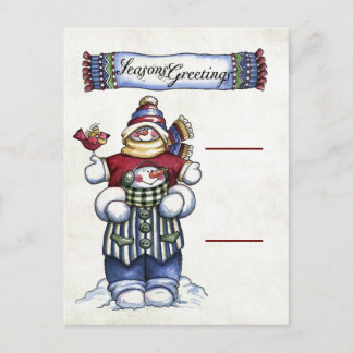 Candy cane-kortinnehavare vykort