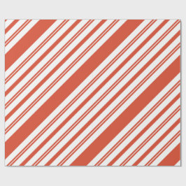 Candy Cane Körus-Rand-Diagnonal Presentpapper
