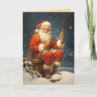 Candy cane Krok Helgkort