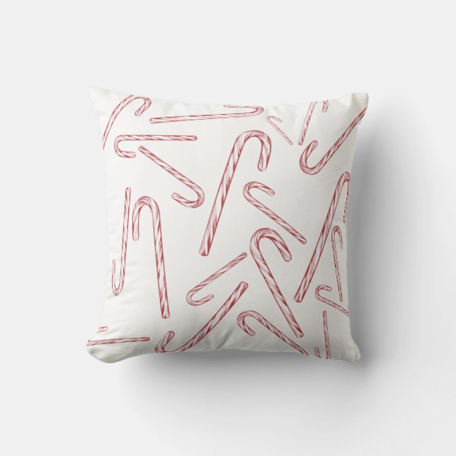 Candy cane kudder kudde (Framsida)