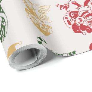 Candy cane-lager Julgran Presentpapper