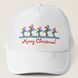 Candy cane Lane-julklappen Truckerkeps