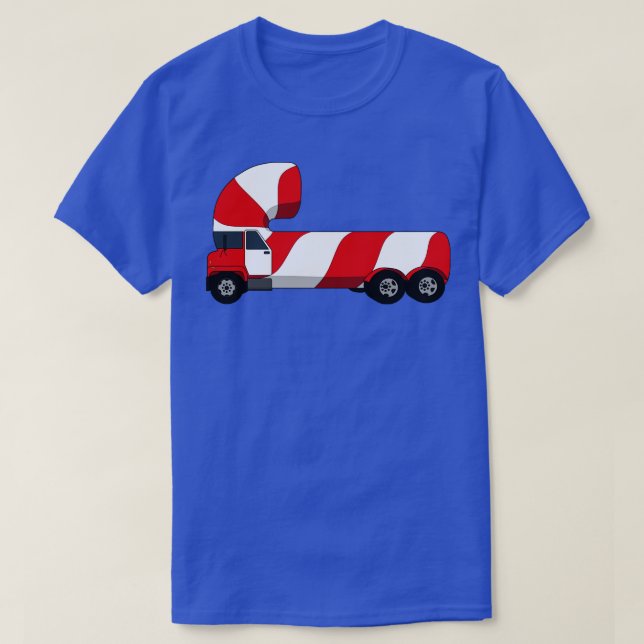 Candy cane Lastbil T Shirt (Design framsida)