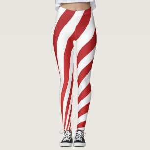 Candy cane leggings