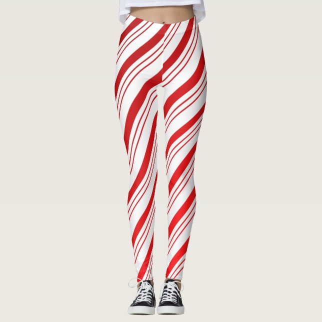 Candy Cane-leggxor Leggings (Framsida)