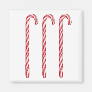 Candy cane magnet