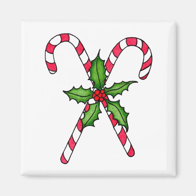 Candy cane Magnet (Framsidan)