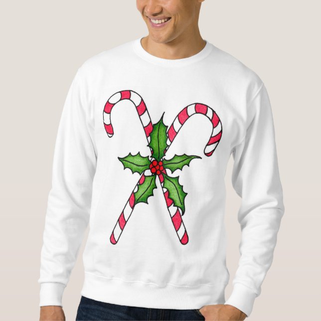 Candy cane Manar Sweatshirt (Framsida)