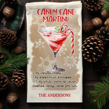 Candy cane Martini jul Cocktail Recipe