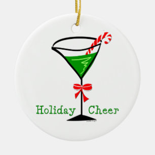 Candy cane Martini Julgransprydnad Keramik