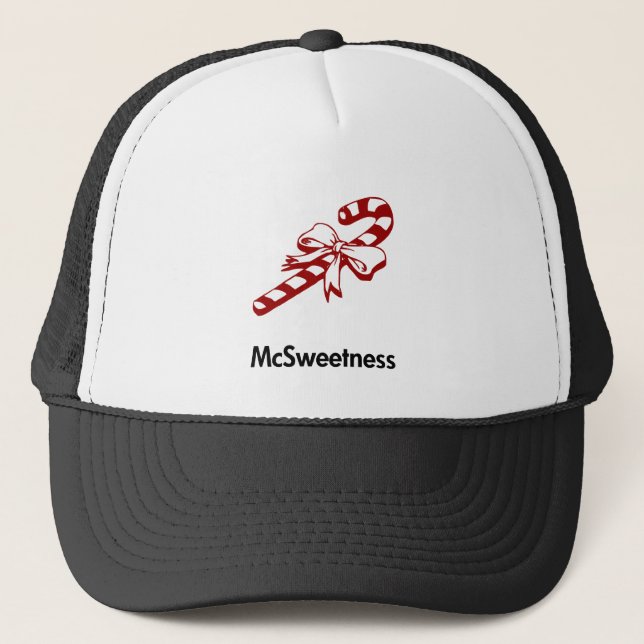 Candy cane McSweetness Truckerkeps (Framsida)