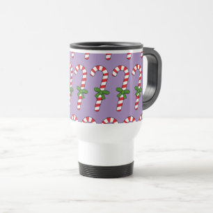 Candy cane med Grönt Ribbon Resemugg