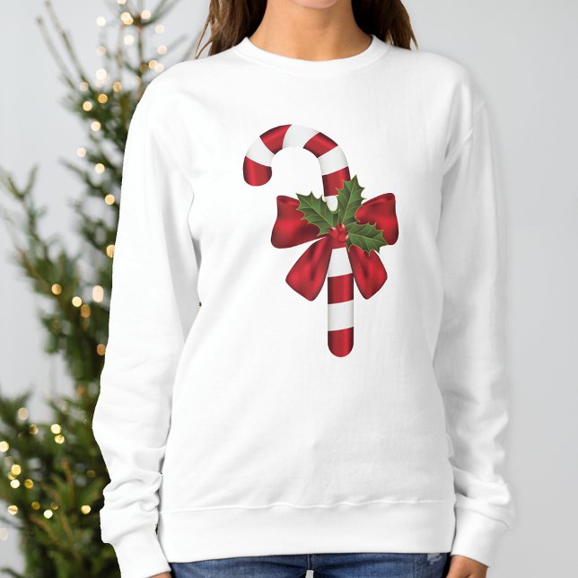 Candy cane med häll och julklapp t shirt (Festive candy cane design for the Holiday season.)