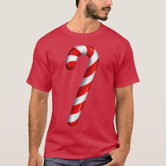Candy Cane Merry and Bright Red and White Candy Co T Shirt