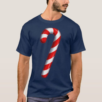 Candy cane Merry och Bright Red and White Candy Co T Shirt