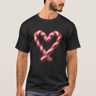 Candy cane Merry och Bright Red and White Candy Co T Shirt