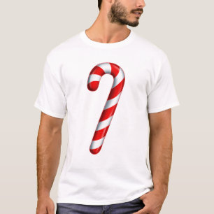 Candy cane Merry och Bright Red and White Candy Co T Shirt