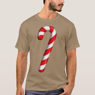 Candy cane Merry och Bright Red and White Candy Co T Shirt