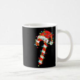 Candy cane Merry och Ljus Manar W Kaffemugg
