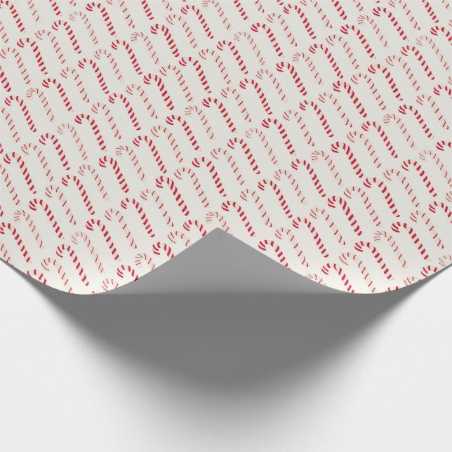candy cane Modern jul Presentpapper (Hörn)