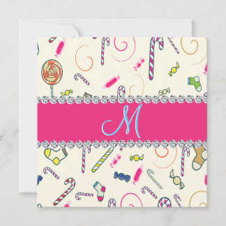 Candy cane Monogram