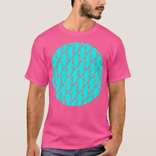 Candy cane Mönster om turkos Bakgrund 49 T Shirt