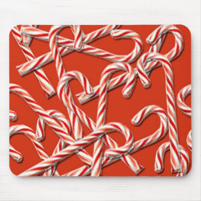 Candy cane Mousepad Musmatta (Framsidan)