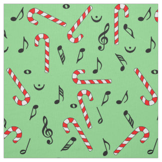 Candy cane Musik noter Tyg