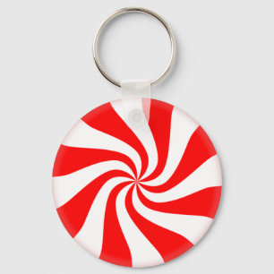 Candy cane nyckelring