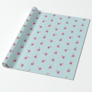 Candy cane och bin presentpapper